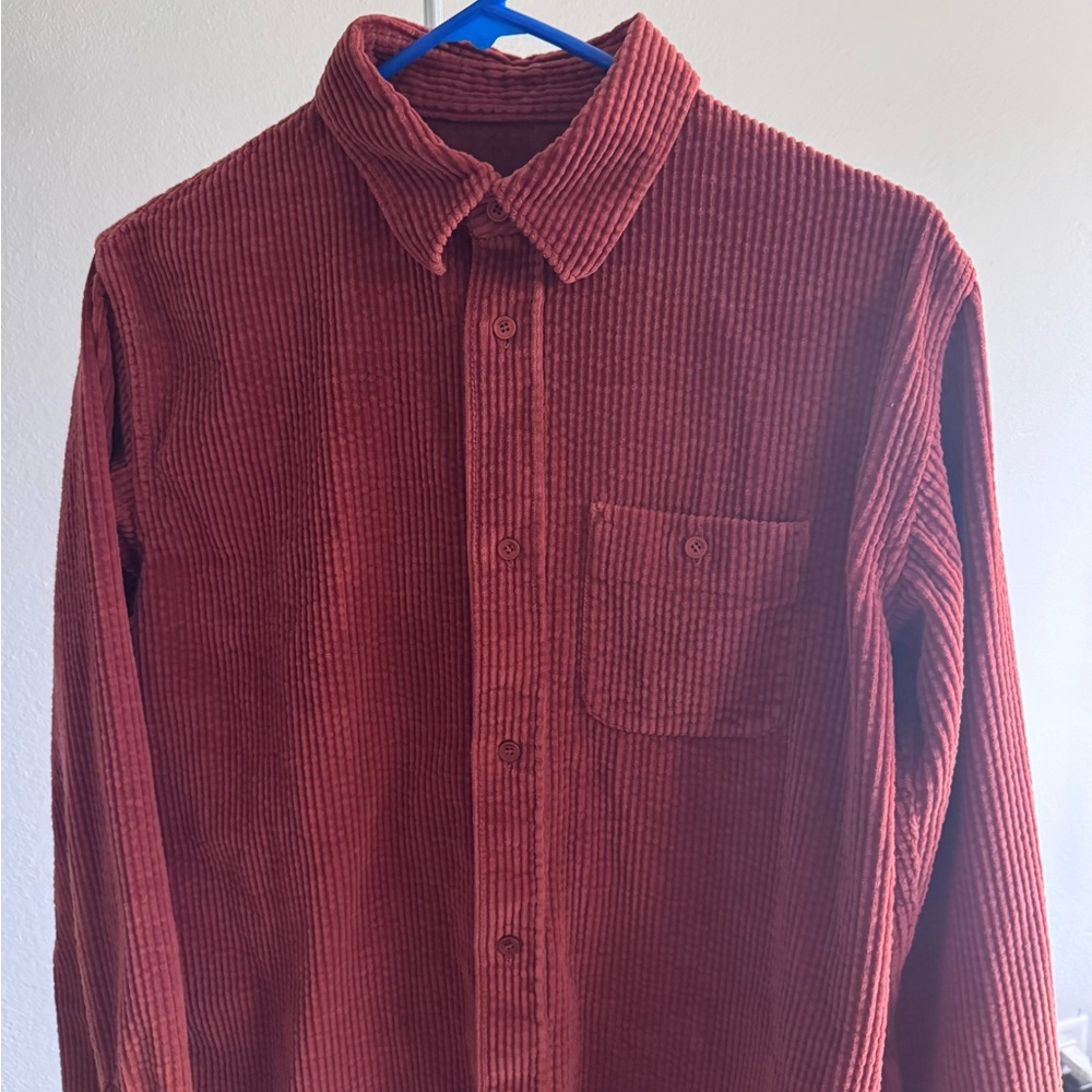 Kenzo Rust Corduroy Shirt